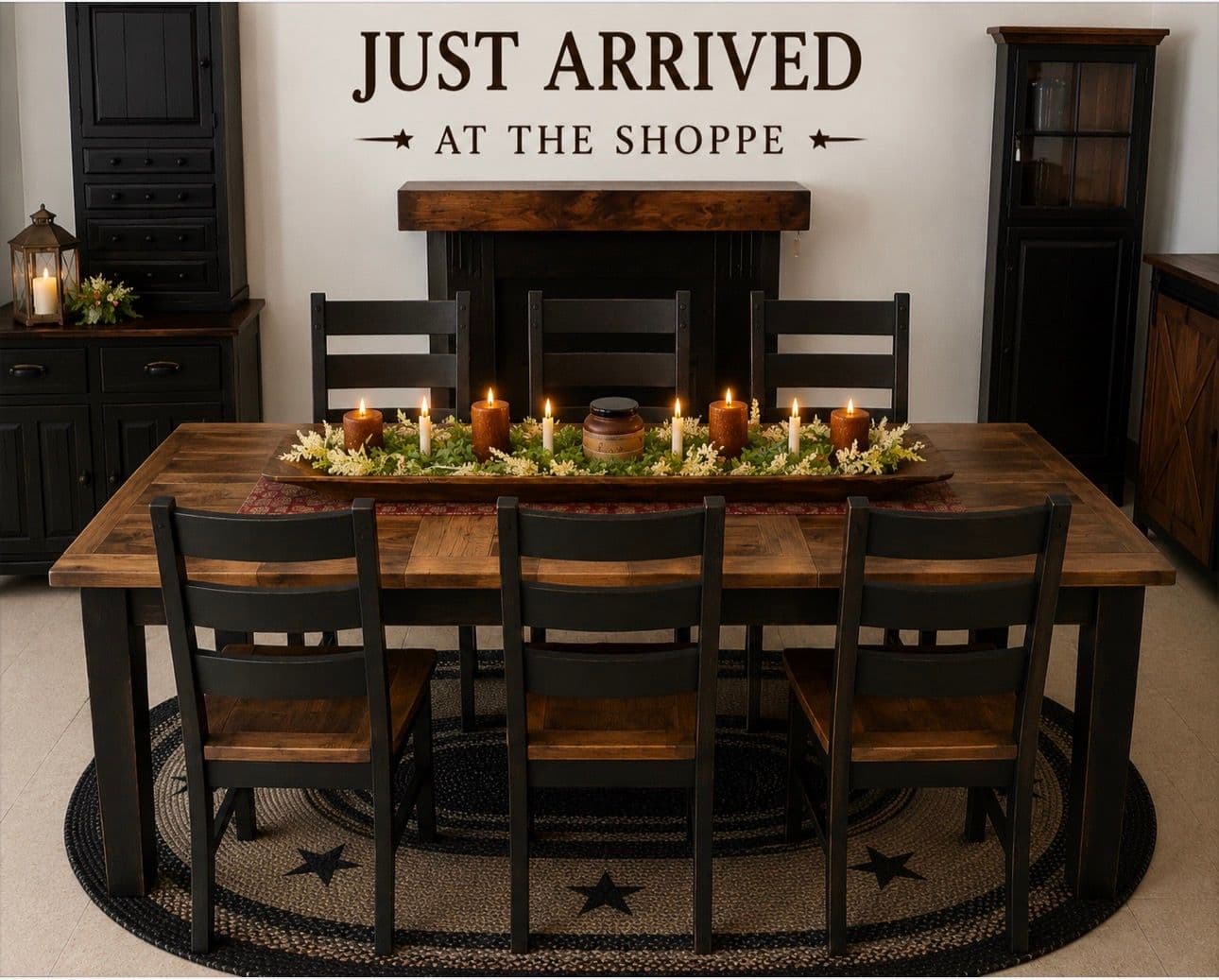 Rustic Harvest Dining Table
